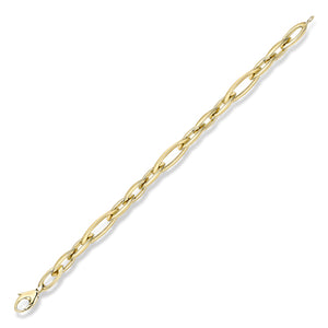 9ct Yellow Gold Fancy Chain Bracelet