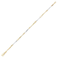 9CT White and Yellow gold Bracelet