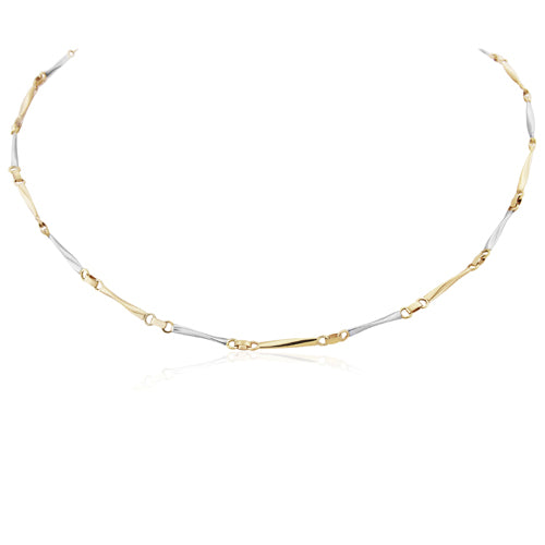 9CT White and Yellow Gold Necklace