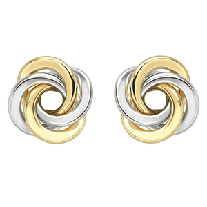 9ct Fancy Gold Stud Earrings
