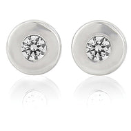 9ct Cubic Zirconia Stud Earrings