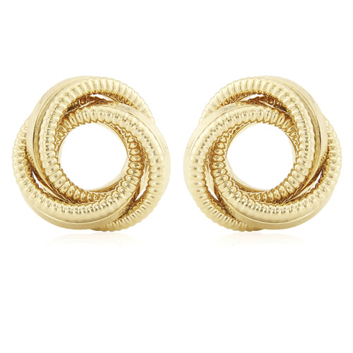 9CT Knot Earrings