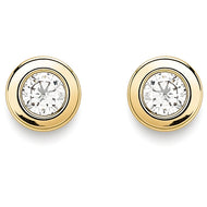 9ct Cubic Zirconia Stud Earrings