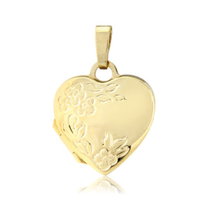 9ct Gold Heart-Shaped Locket