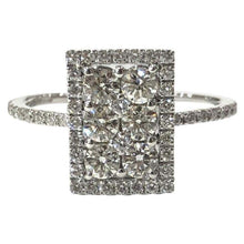 Load image into Gallery viewer, 18 Carat White Gold Delicate Art Deco Style Diamond Cluster Ring
