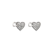 Silver Hot Diamonds Heart Earrings