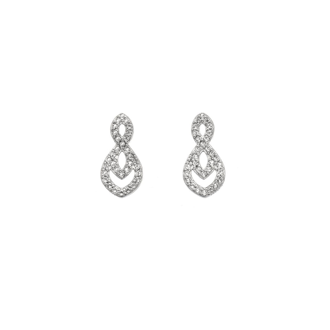 Silver Hot Diamonds Harmony Earrings