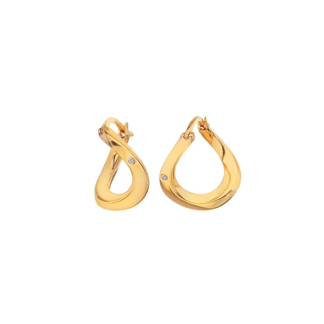 Twist Earrings | Hot Diamonds | Jac Jossa