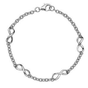 Silver Hot Diamonds Infinity Bracelet