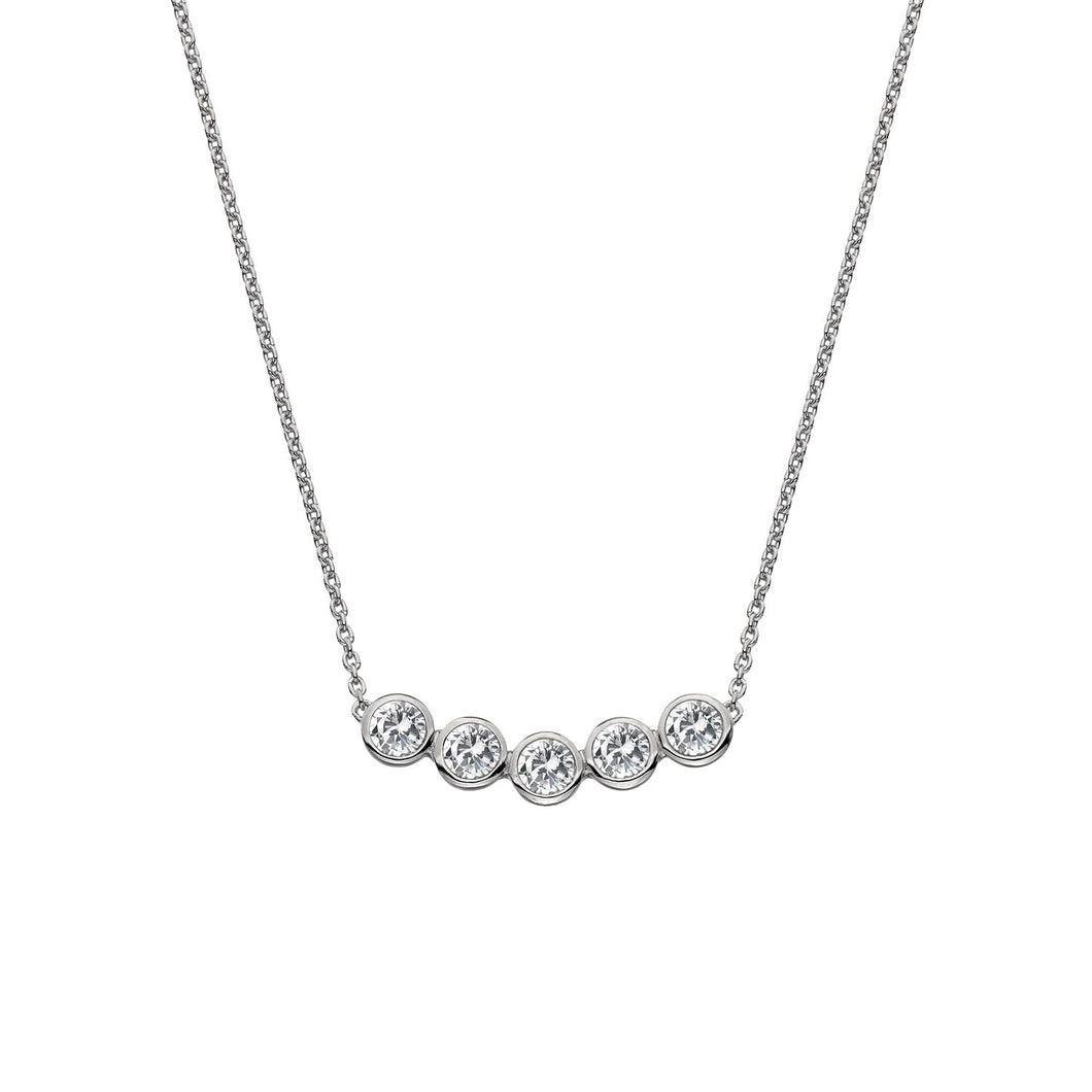 Silver Hot Diamonds Necklace
