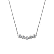 Silver Hot Diamonds Necklace