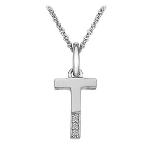 Sterling Silver Initial Pendant (A-Z Available)