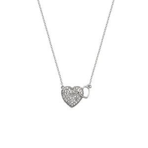 Silver Hot Diamonds Heart Pendant