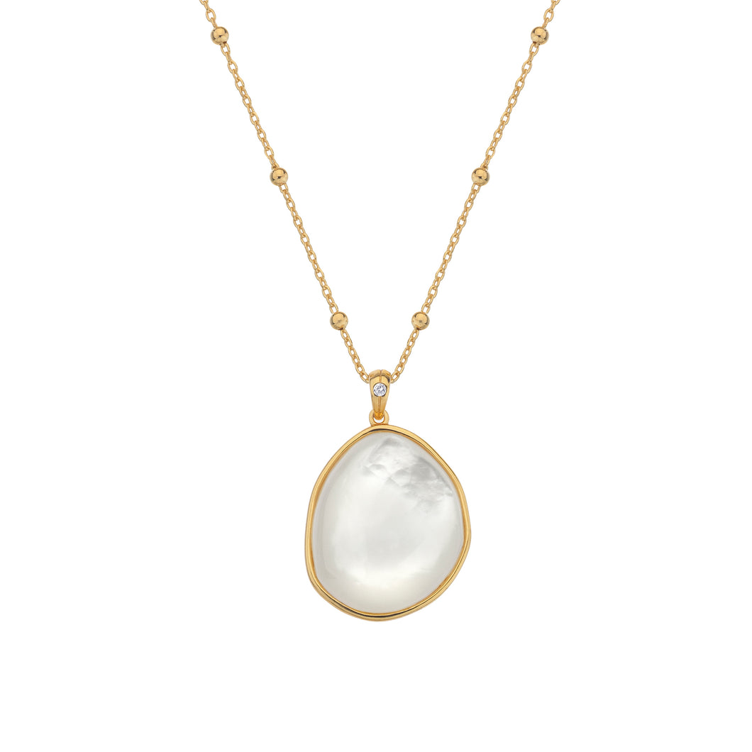 Calm Mother of Pearl Necklace | Hot Diamonds | Jac Jossa