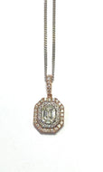 18ct Rose Gold Diamond  Pendant