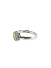 Load image into Gallery viewer, DGI Certified Fancy Light Yellow Diamond Cluster Ring
