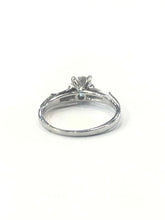 Load image into Gallery viewer, Single Stone Diamond Engagement Ring 1.01 Carat Certified Diamond Platinum
