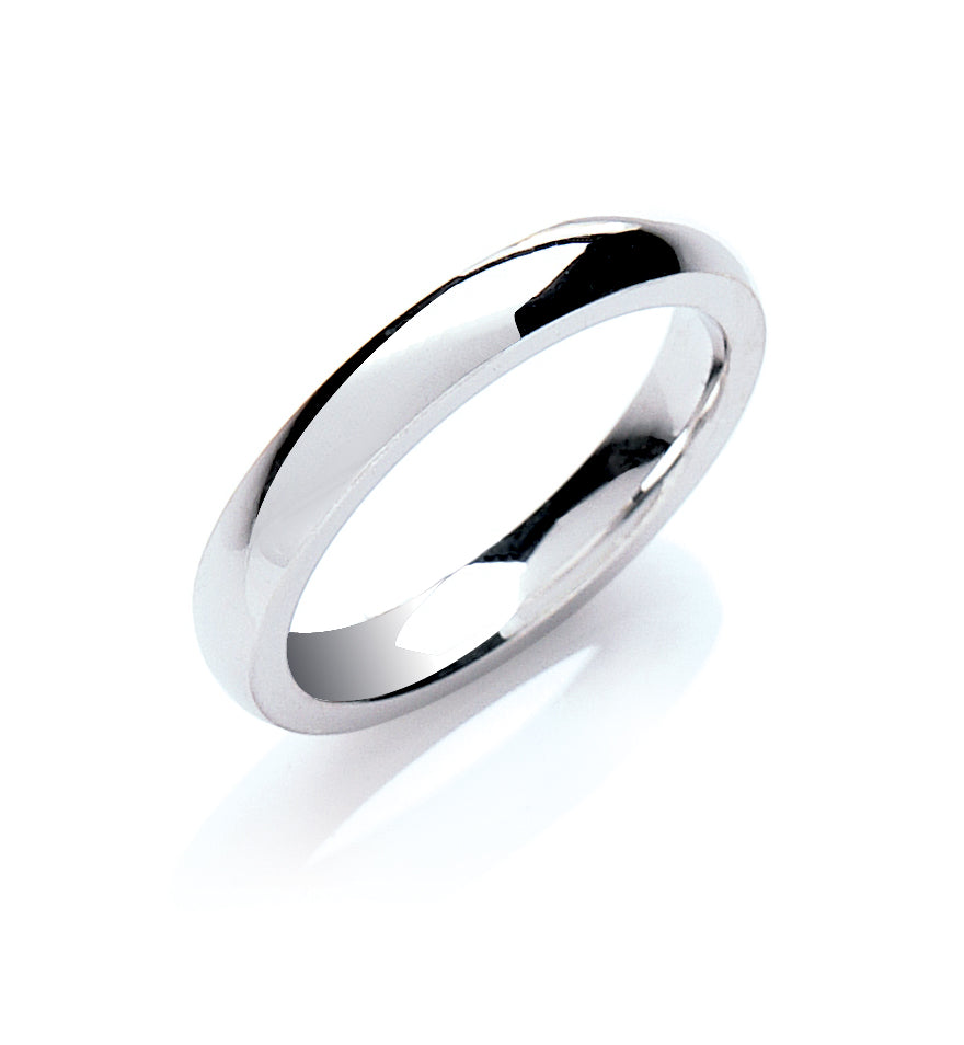 Court Shape Wedding Ring
