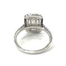Load image into Gallery viewer, 18 Carat White Gold Baguette Diamond Cluster Ring
