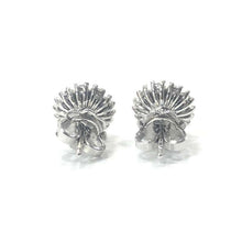 Load image into Gallery viewer, 18 Carat White Gold Diamond Cluster Stud Earrings
