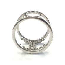 Load image into Gallery viewer, 18 Carat White Gold Handmade Diamond Scatter Band Ring
